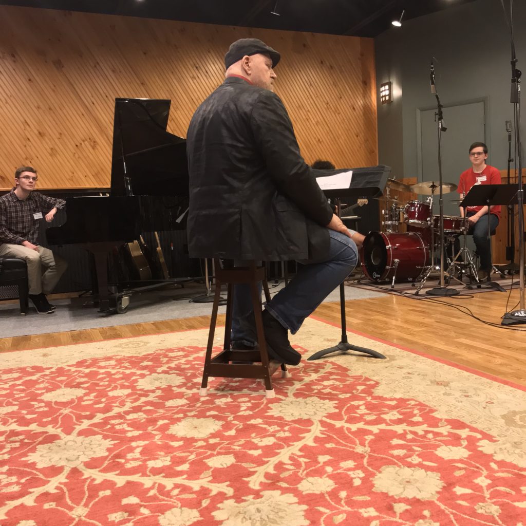 Mr. Crain master class, rehearsal and recording session; KC Area Youth Jazz Fellows - Season 1, Session 2